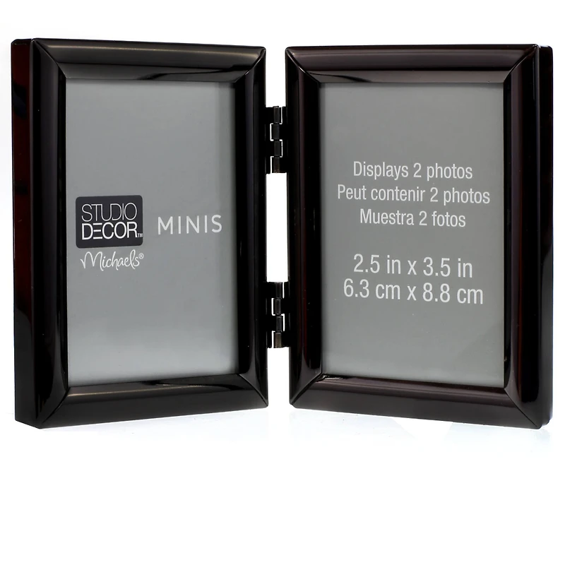 2 Opening Black Hinged Mini Frame by Studio Décor®
