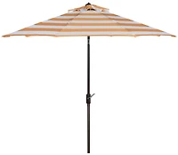 Iris Fashion Line 9Ft Umbrella in Orange & White