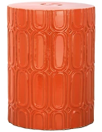 Melody Garden Stool in Orange