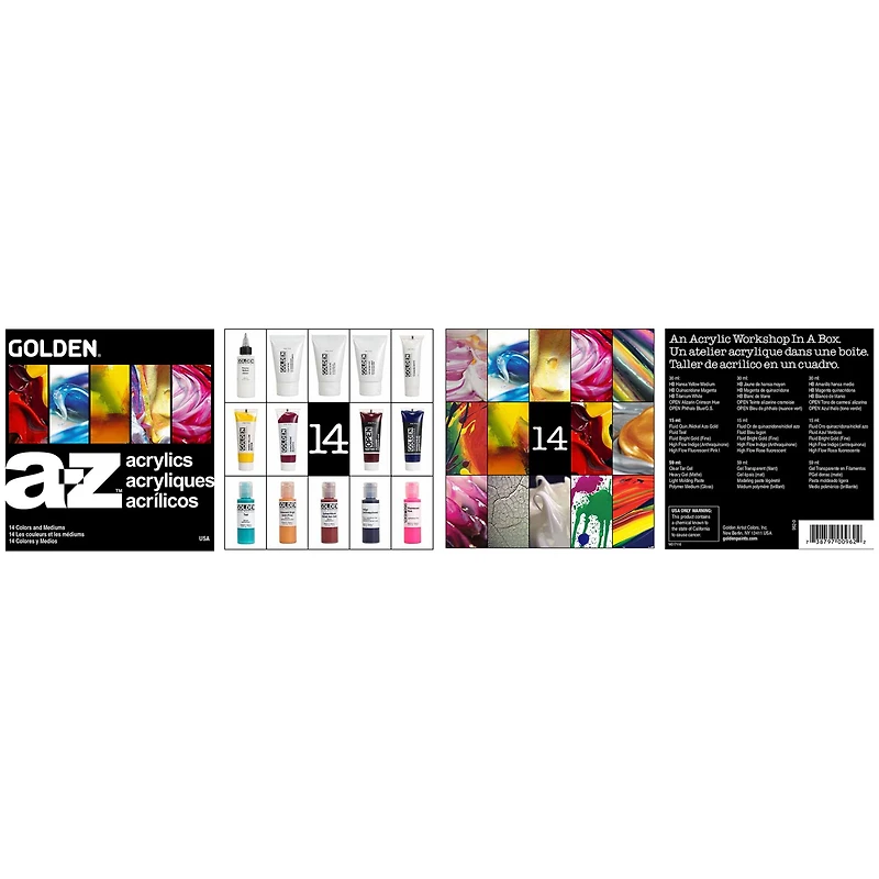 Golden® A-Z Acrylic 14-Piece Set