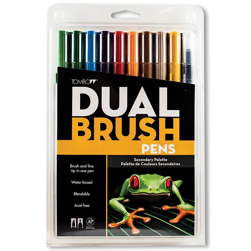 Tombow Dual Brush Pen 10-Pen Set, Secondary