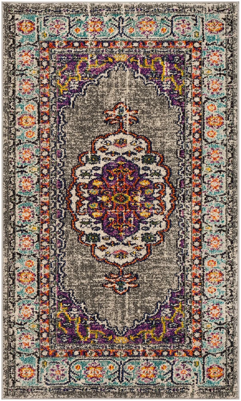 Monaco Double Border 3' X 5' Area Rug