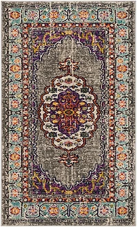 Monaco Double Border 3' X 5' Area Rug