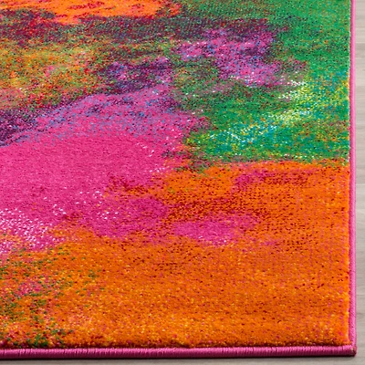 Water Color Splash 2'-2" X 4' Area Rug