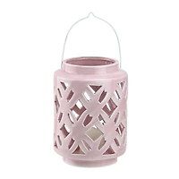 7" City Chic Pastel Pink Floral Tea Light Candle Holder