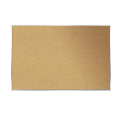 Ghent Aluminum Frame Corkboard, 18" x 24"