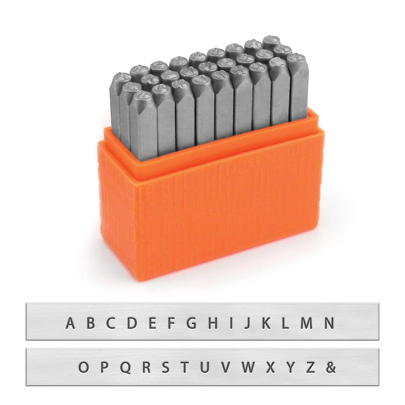 ImpressArt® Basic Metal Stamps, Sans Serif Uppercase Letters