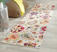 Monaco Boho Floral 2'-2" X 8' Area Rug