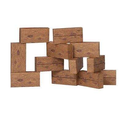 Giant Timber Blocks, 16 Pieces