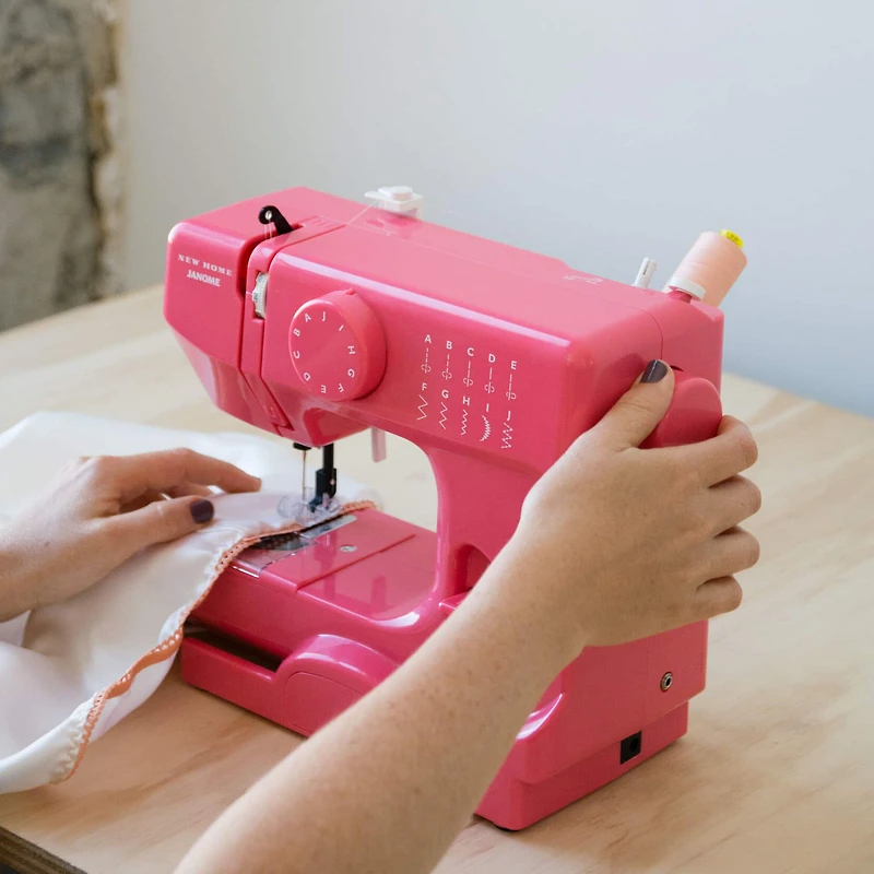 Janome® Pink Lightning Portable Sewing Machine