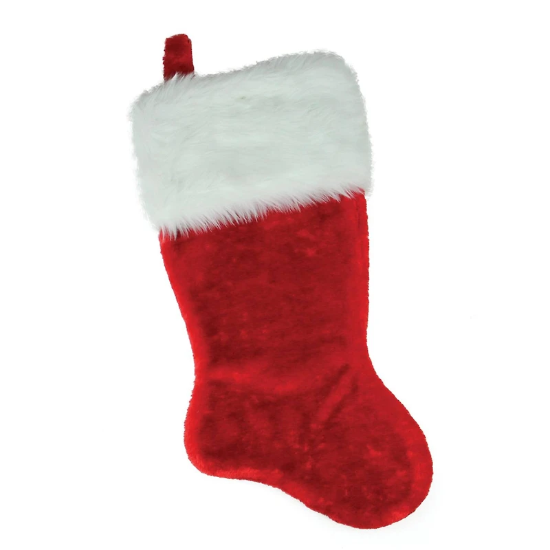 20" Luxurious Extra Plush Traditional Christmas Stocking