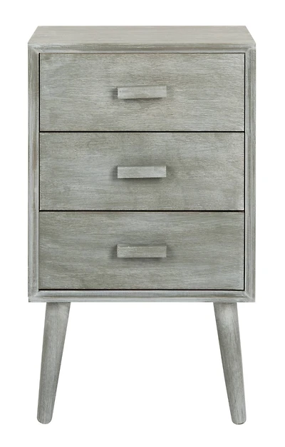 Pomona 3 Drawer Chest in Slate Grey