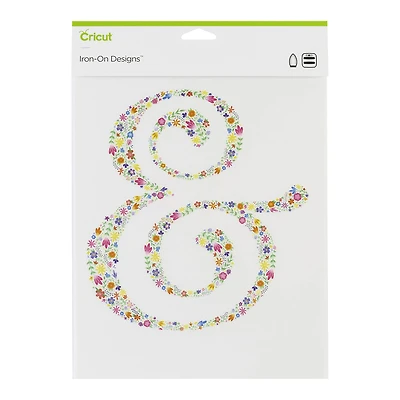 Cricut® Iron-On Designs™, Floral Ampersand