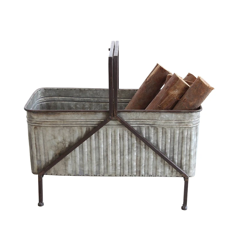 Hello Honey® Iron Bucket Planter with Handle