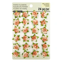 Pink Mini Paper Rose Embellishments By Recollections™