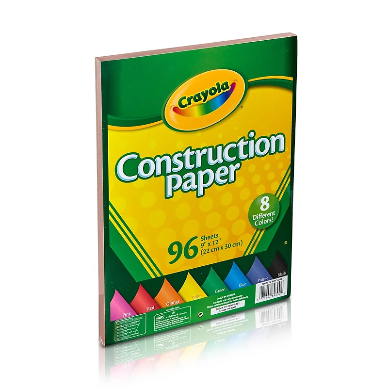 12 Packs: 96 ct. (1,152 total) Crayola® Construction Paper