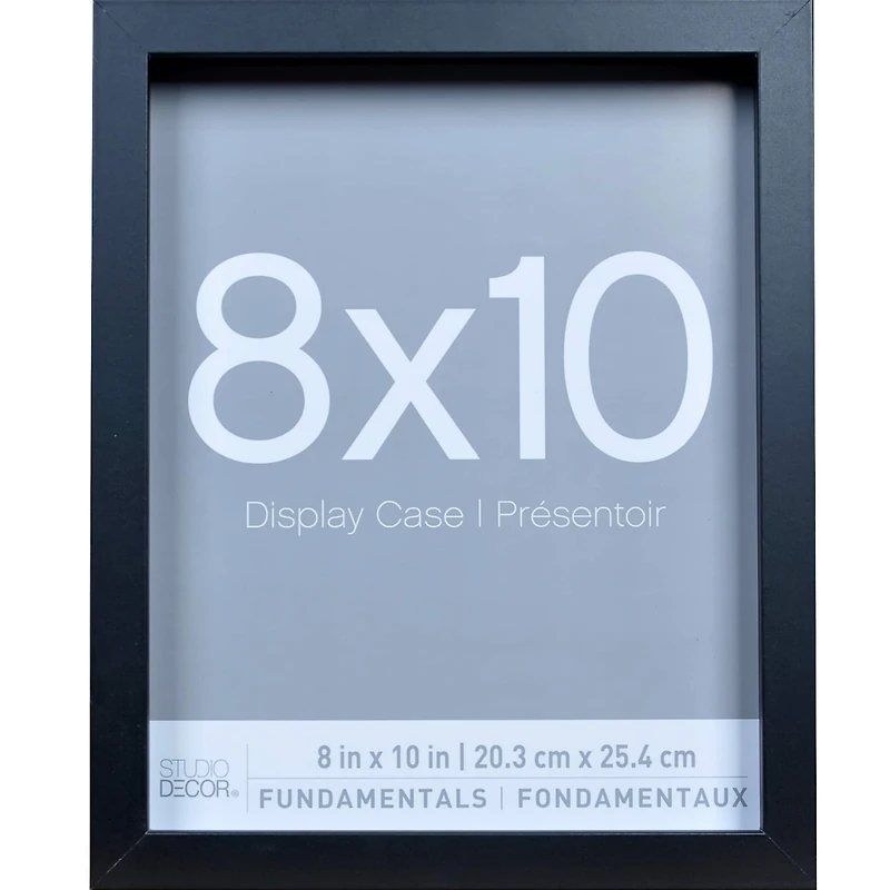 3 Pack Fundamentals 8" x 10" Black Shadow Boxes by Studio Décor®