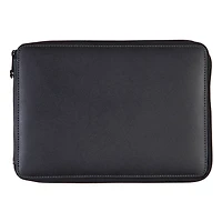 Global Art Genuine Leather Pencil Case, Black
