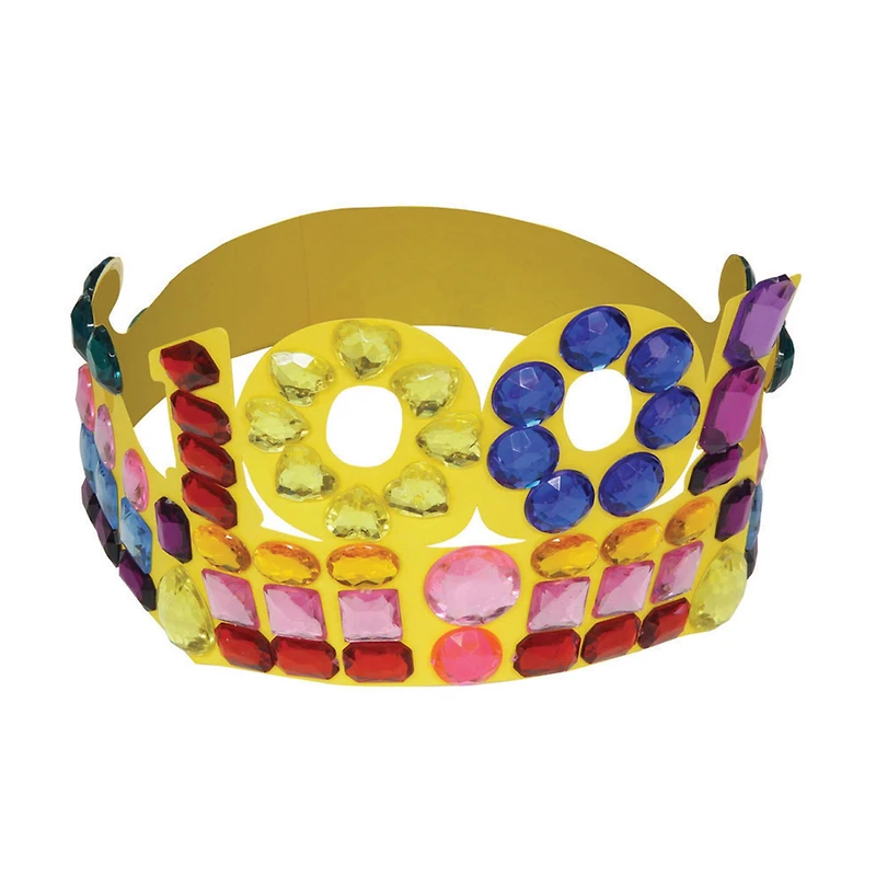 First 100 Days Paper Crowns, Pack of 25