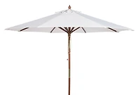 Bethany 9Ft Wooden Umbrella in White