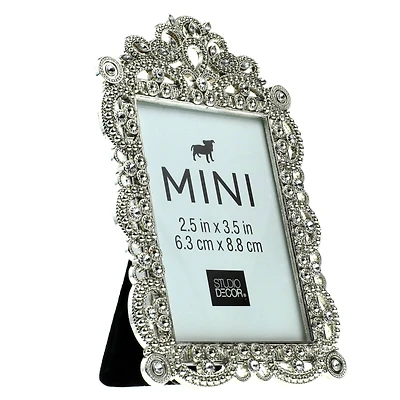 Antique Silver Mini Frame with Jewels by Studio Décor®