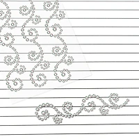 Clear Iridescent Flourishes Bling Stickers By Recollections™