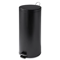 Honey Can Do Black Matte 30L Round Can With Bucket