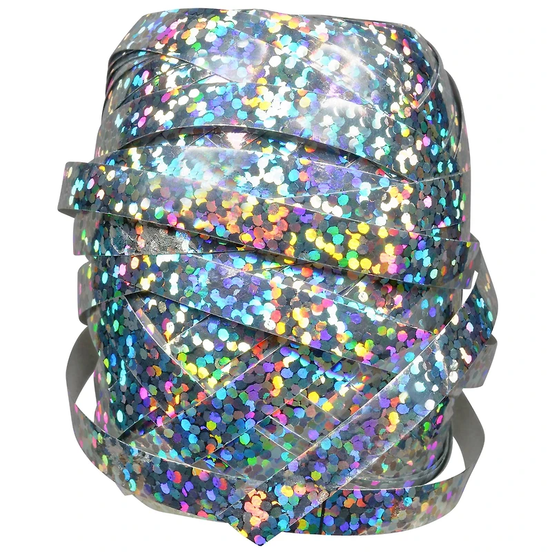 66ft. Holographic Silver Ribbon Keg By Celebrate It™