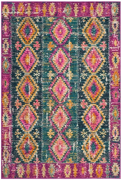Madison Diamond Medallion 5'-1" X 7'-6" Area Rug