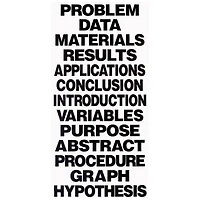 Black Flipside Science Fair Project Titles, 13 Per Pack, 12 packs