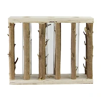 7.75" Branches in Wood Frame Vase Tabletop Accent