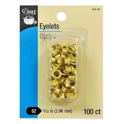 100 Brass Eyelets