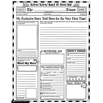 Extra, Extra, Read All About Me! Instant Poster Set