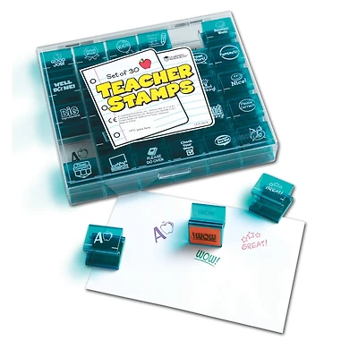 Jumbo Teacher Stamps, Pack of 30