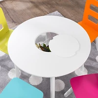 KidKraft Highlighter Round Storage Table & 4 Chair Set