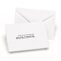 Hortense B. Hewitt Co. Thank You Cards, New Mrs. & Mrs.