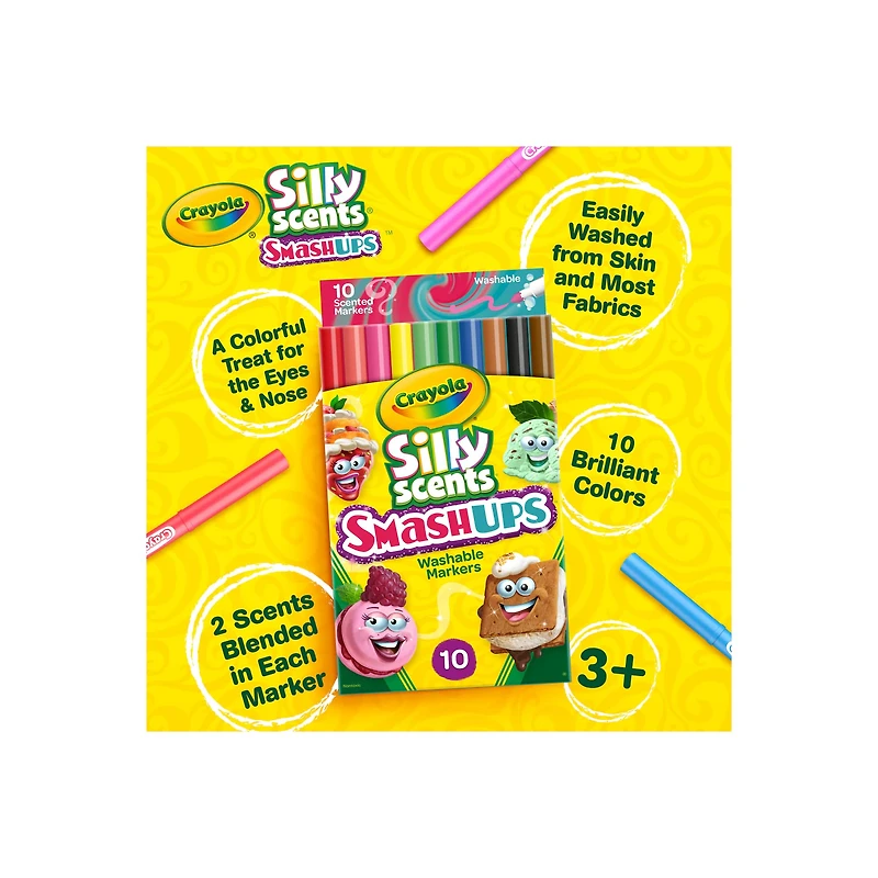 Crayola® Silly Scents™ SmashUps Markers