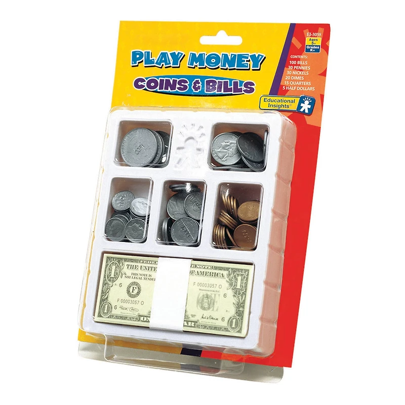 Play Money, Coins & Bills