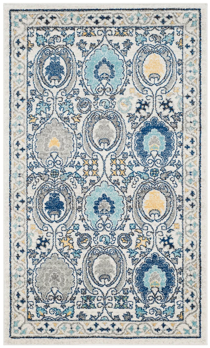 Evoke Border Medallion 3' X 5' Area Rug
