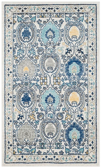Evoke Border Medallion 3' X 5' Area Rug