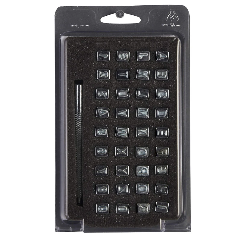 1/4" Alphabet & Number Leather Stamp Set by Make Market®