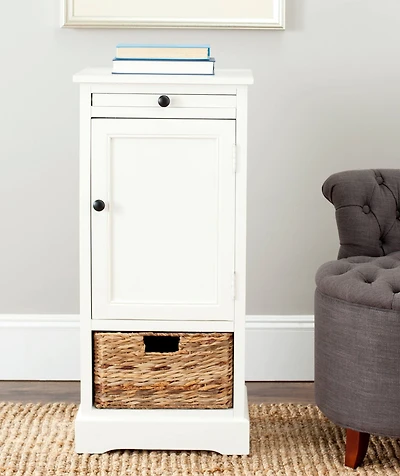 Raven Storage Unit in Distressed Cream