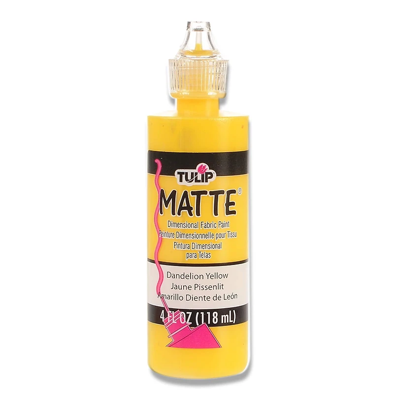 Tulip® Matte™ Dandelion Yellow Dimensional Fabric Paint