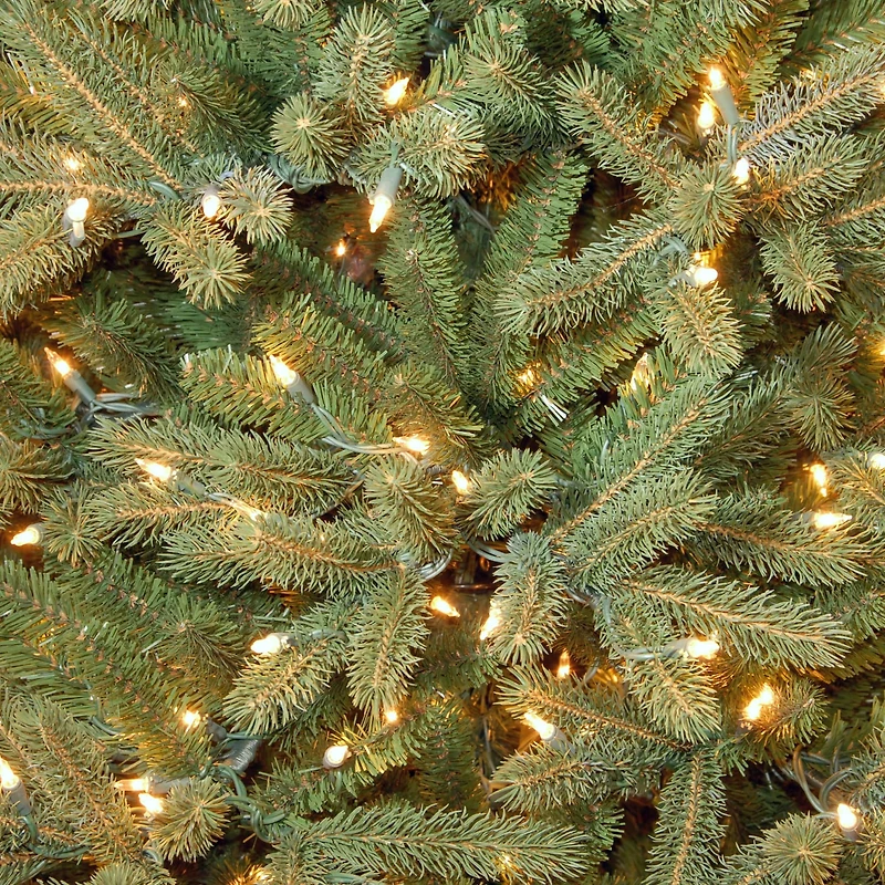 9 Ft. Pre-Lit Feel Real® Jersey Frasier Fir Pencil Slim Artificial Christmas Tree, Clear Lights