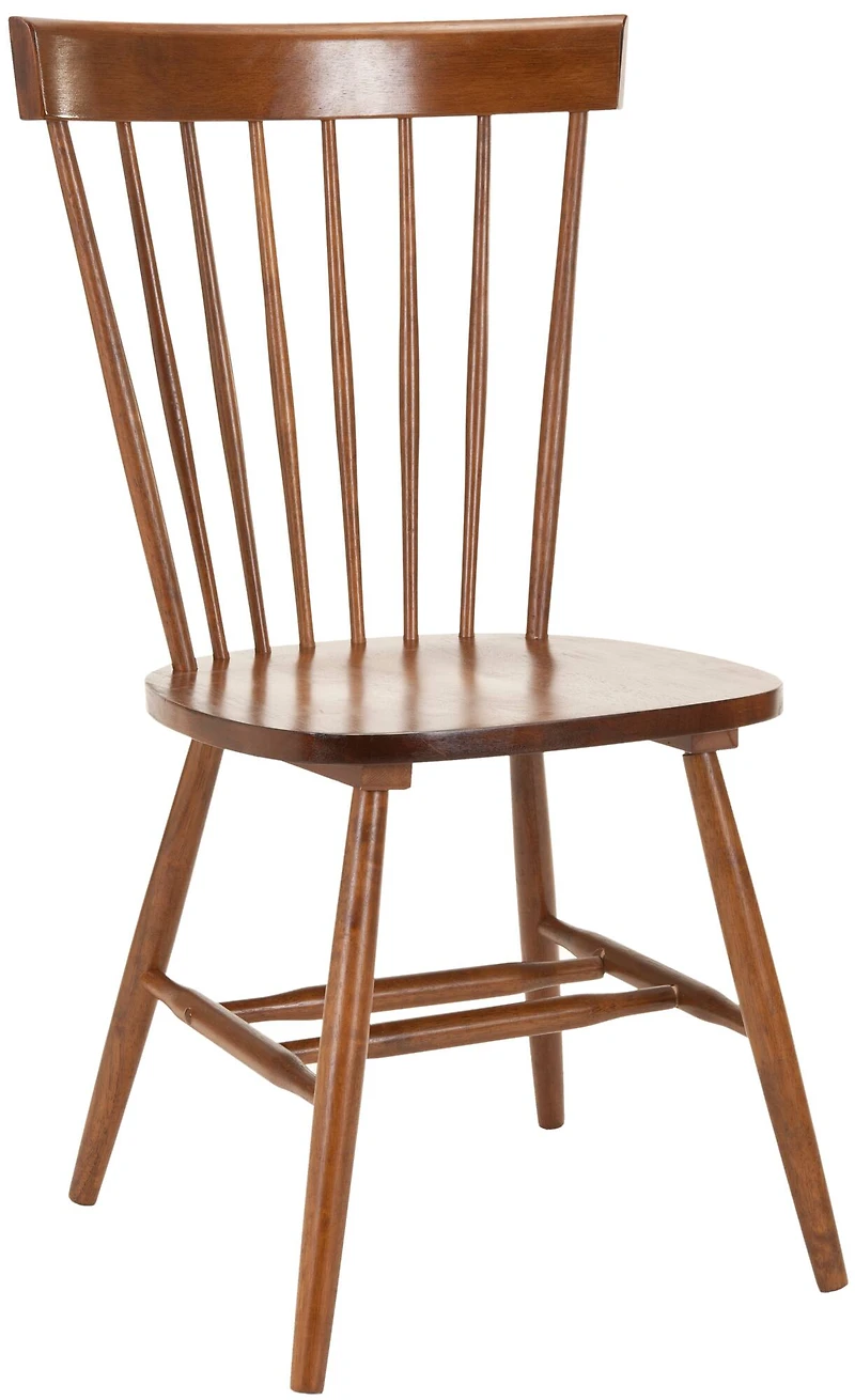 Parker Spindle Side Chair Set of 2 in Oak