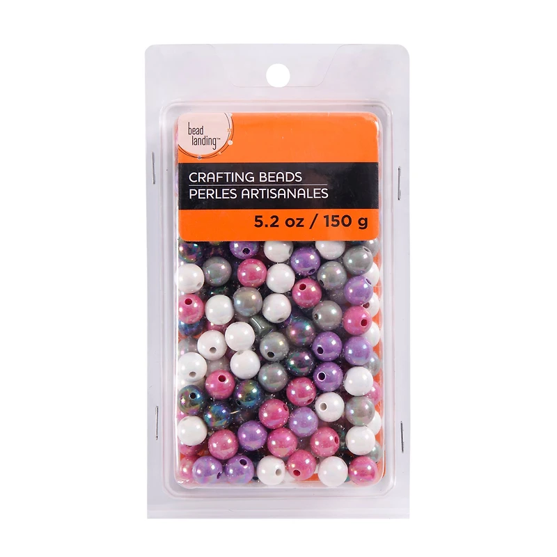 Mixed Pink & Gray Craft Beads By Bead Landing™