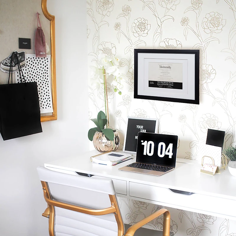 11" x 14" Black Double Mat Document Frame by Studio Décor®