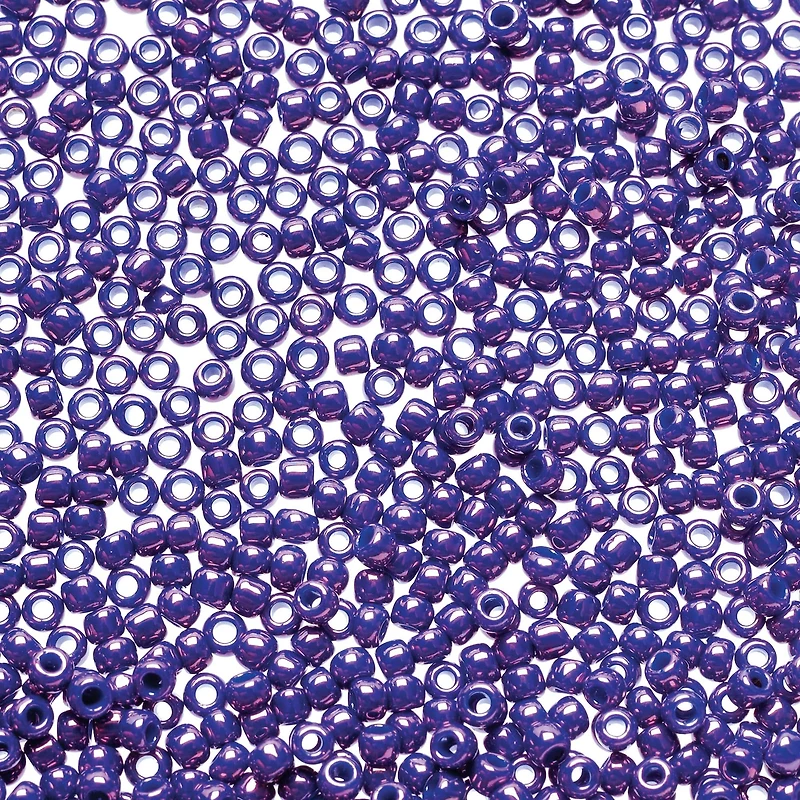 12 Pack: Toho® 11/0 Purple Metallic Japanese Glass Seed Beads