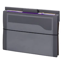 Smead® Cascading Wall Organizer, Gray with 6 Bright Pockets