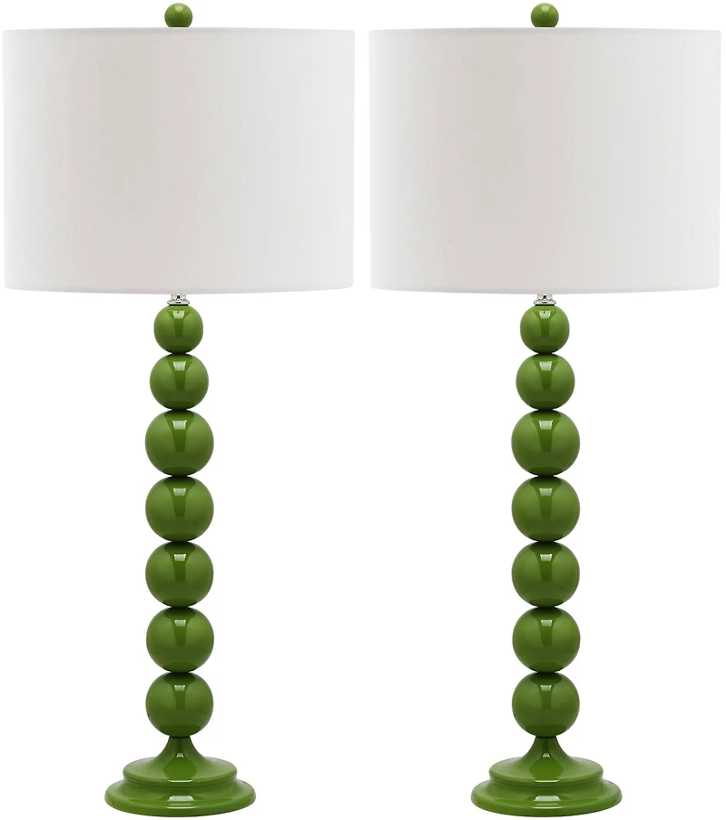 Jenna Stacked Ball Table Lamp Set in